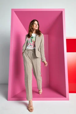 Rich & Royal Schmale Hosen|Business Hosen<Anzughose natural clay