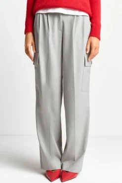 Rich & Royal Weite Hosen|Business Hosen<Anzughose Mit Cargo-Details