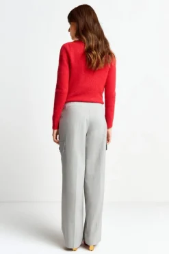 Rich & Royal Weite Hosen|Business Hosen<Anzughose Mit Cargo-Details