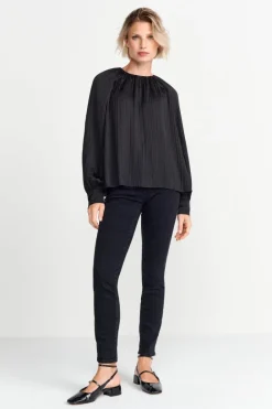 Rich & Royal Casual Blusen<Ausgestellte Plissee-Bluse