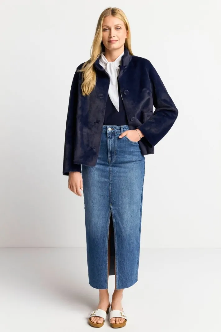 Rich & Royal Felljacken<Übergangsjacke Aus Fake Fur