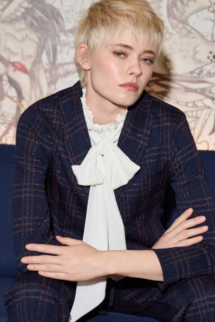 Rich & Royal Casual Blazer<Blazer Mit Karomuster midnight blue