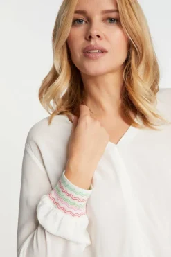 Rich & Royal Casual Blusen<Bluse pearl white