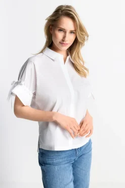 Rich & Royal Casual Blusen|Business Blusen<Bluse white