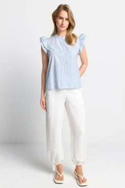 Rich & Royal Casual Blusen<Bluse cotton blue