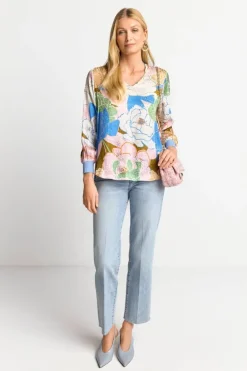 Rich & Royal Casual Blusen<Bluse Mit Floralem Print rose shadow