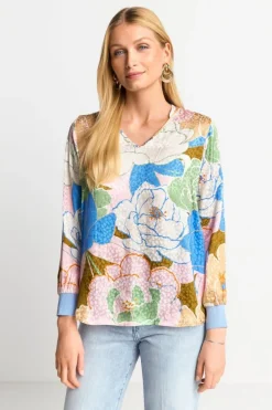 Rich & Royal Casual Blusen<Bluse Mit Floralem Print rose shadow