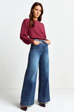 Rich & Royal Casual Blusen|Business Blusen<Bluse Mit Manschetten Aus Spitze