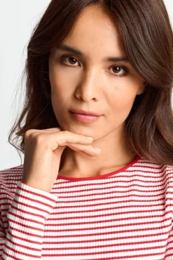 Rich & Royal Longsleeves<Bodycon-Longsleeve Mit Streifen