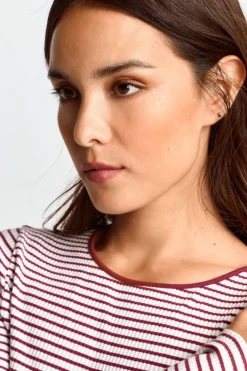 Rich & Royal Longsleeves<Bodycon-Longsleeve Mit Streifen