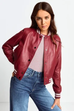 Rich & Royal Übergangsjacken<Bomberjacke Aus Leder