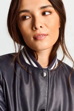 Rich & Royal Übergangsjacken<Bomberjacke Aus Leder