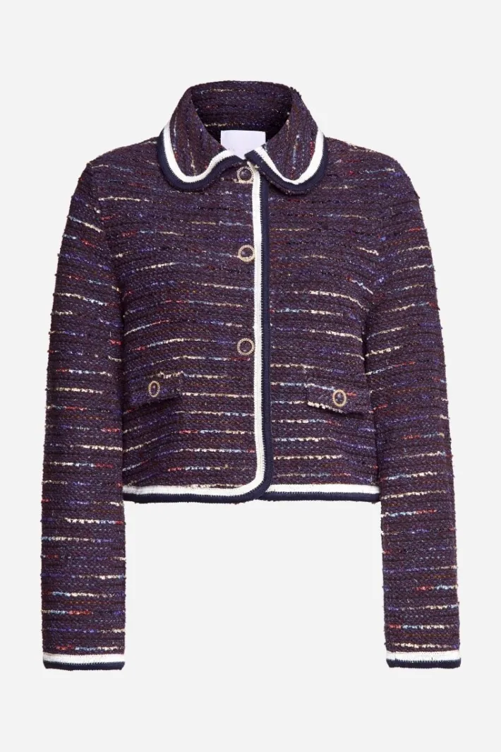 Rich & Royal Übergangsjacken|Bouclé-Jacken<Bouclé-Jacke Mit Bubikragen original