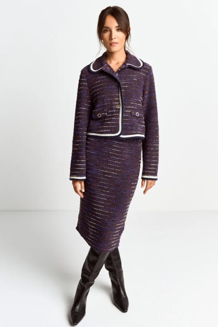 Rich & Royal Übergangsjacken|Bouclé-Jacken<Bouclé-Jacke Mit Bubikragen original