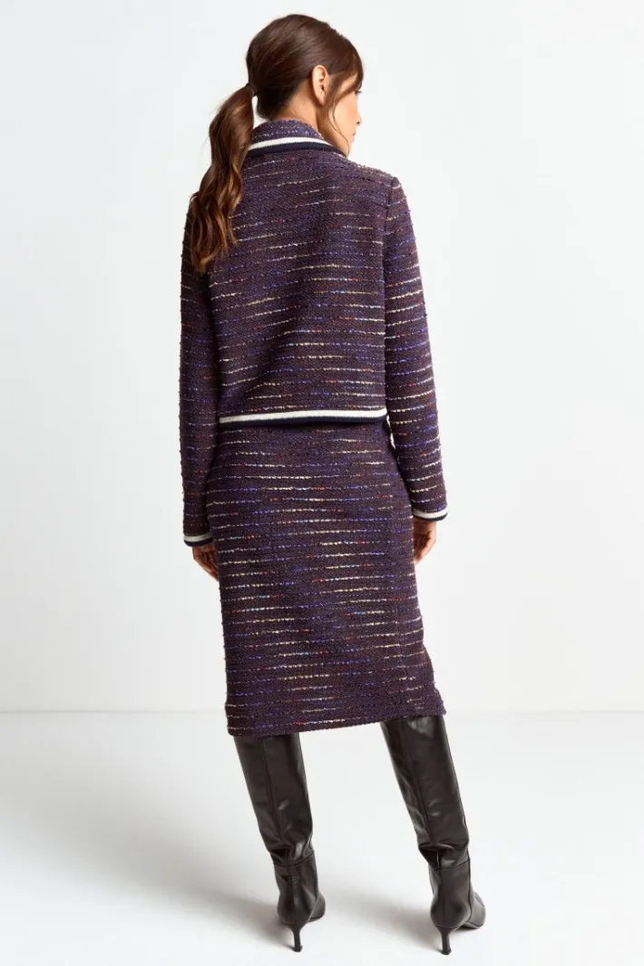 Rich & Royal Übergangsjacken|Bouclé-Jacken<Bouclé-Jacke Mit Bubikragen original