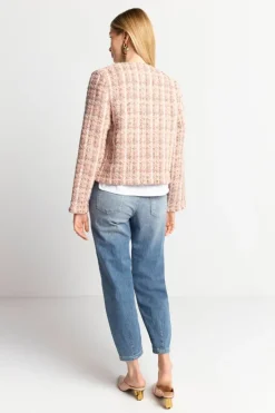 Rich & Royal Übergangsjacken|Bouclé-Jacken<Bouclé-Jacke Mit Rundhalsausschnitt