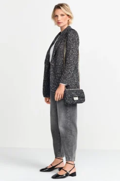 Rich & Royal Accessoires<Bouclé-Tasche Mit Goldkette midnight blue