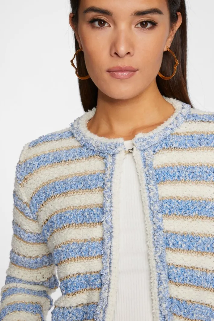 Rich & Royal Cardigans<Cardigan arctic blue
