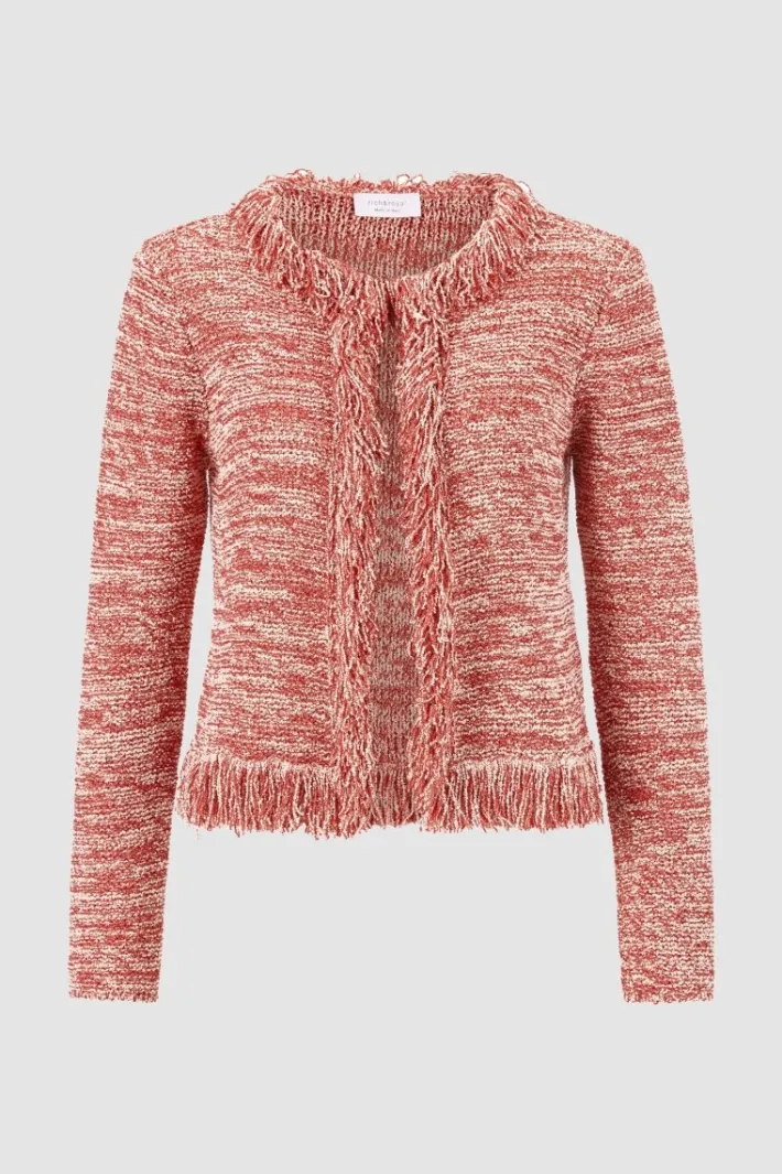 Rich & Royal Cardigans<Cardigan red salsa