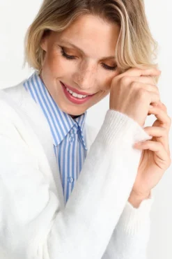 Rich & Royal Cardigans<Cardigan In Softem Wollmix