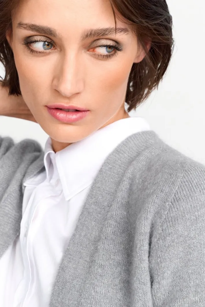 Rich & Royal Cardigans<Cardigan In Softem Wollmix