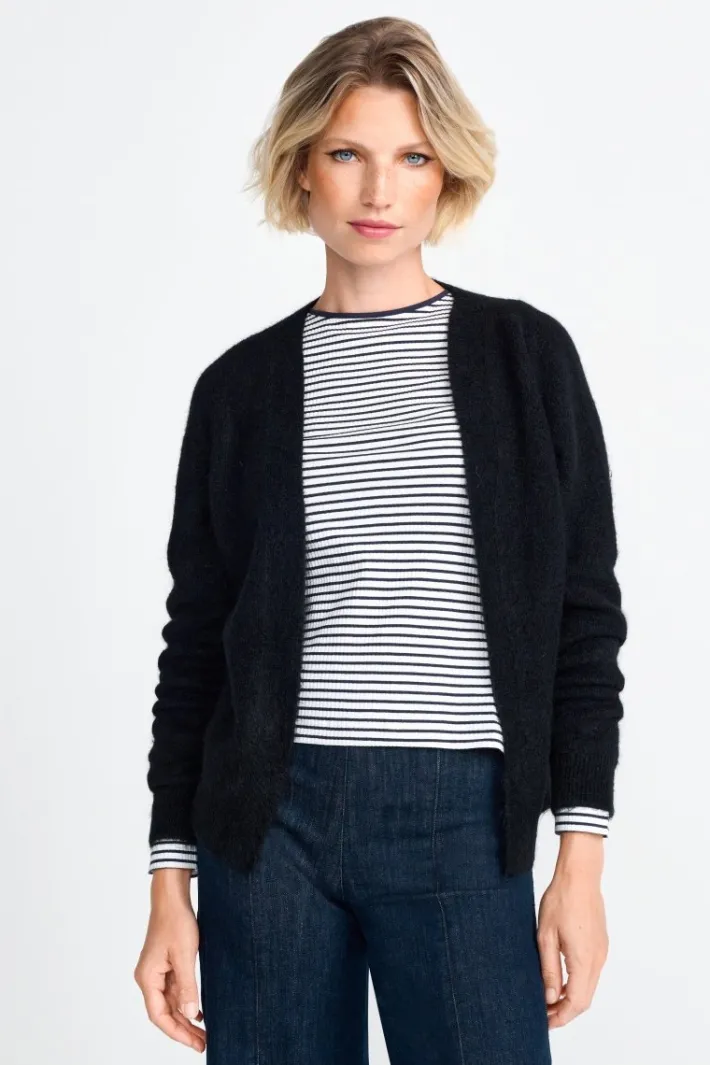 Rich & Royal Cardigans<Cardigan In Softem Wollmix