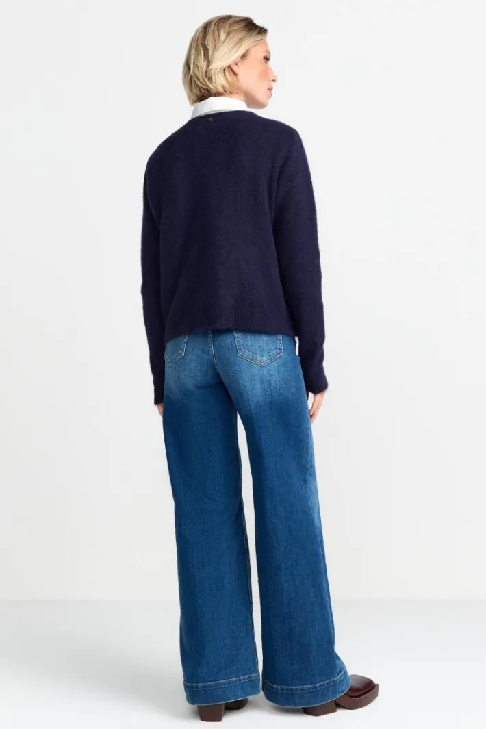 Rich & Royal Cardigans<Cardigan In Softem Wollmix