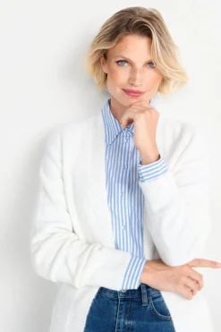 Rich & Royal Cardigans<Cardigan In Softem Wollmix