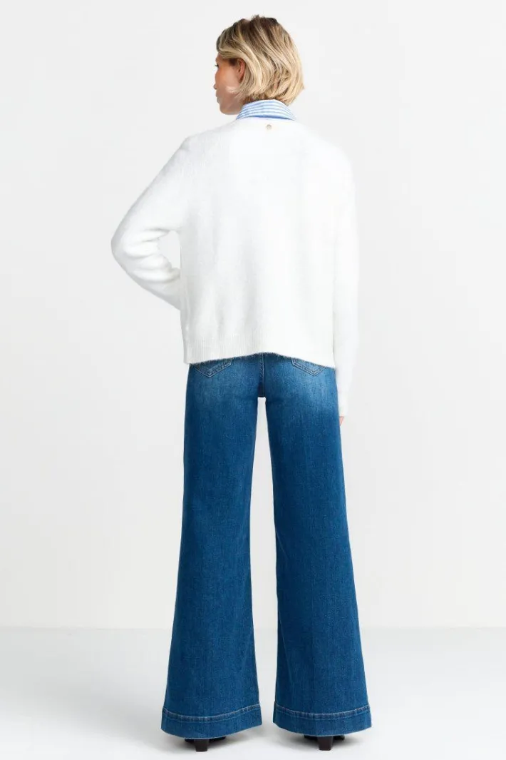 Rich & Royal Cardigans<Cardigan In Softem Wollmix