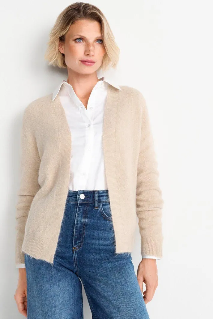 Rich & Royal Cardigans<Cardigan In Softem Wollmix