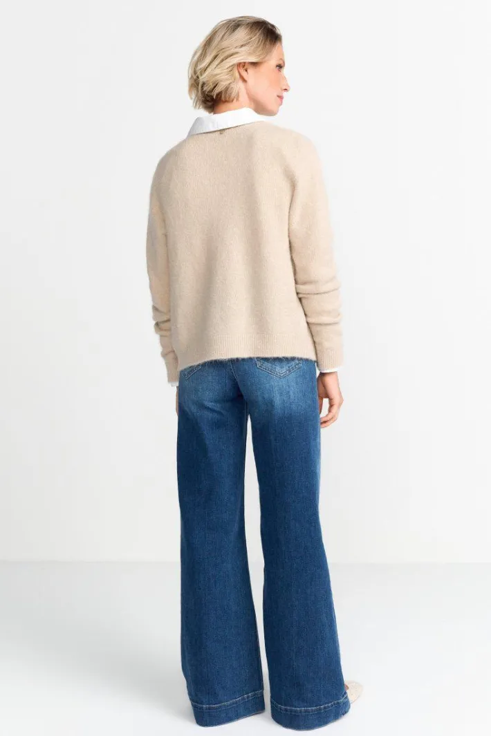 Rich & Royal Cardigans<Cardigan In Softem Wollmix