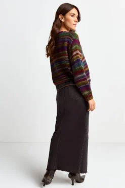 Rich & Royal Cardigans<Cardigan Mit Bunten Kristallknöpfen original