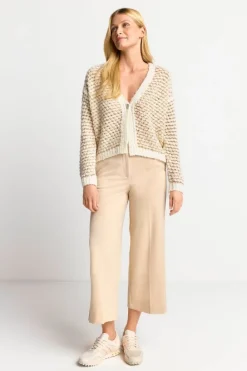 Rich & Royal Cardigans<Cardigan Mit Perlmuttknopf pearl white
