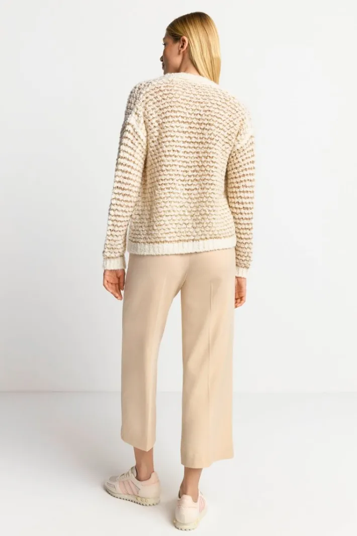 Rich & Royal Cardigans<Cardigan Mit Perlmuttknopf pearl white