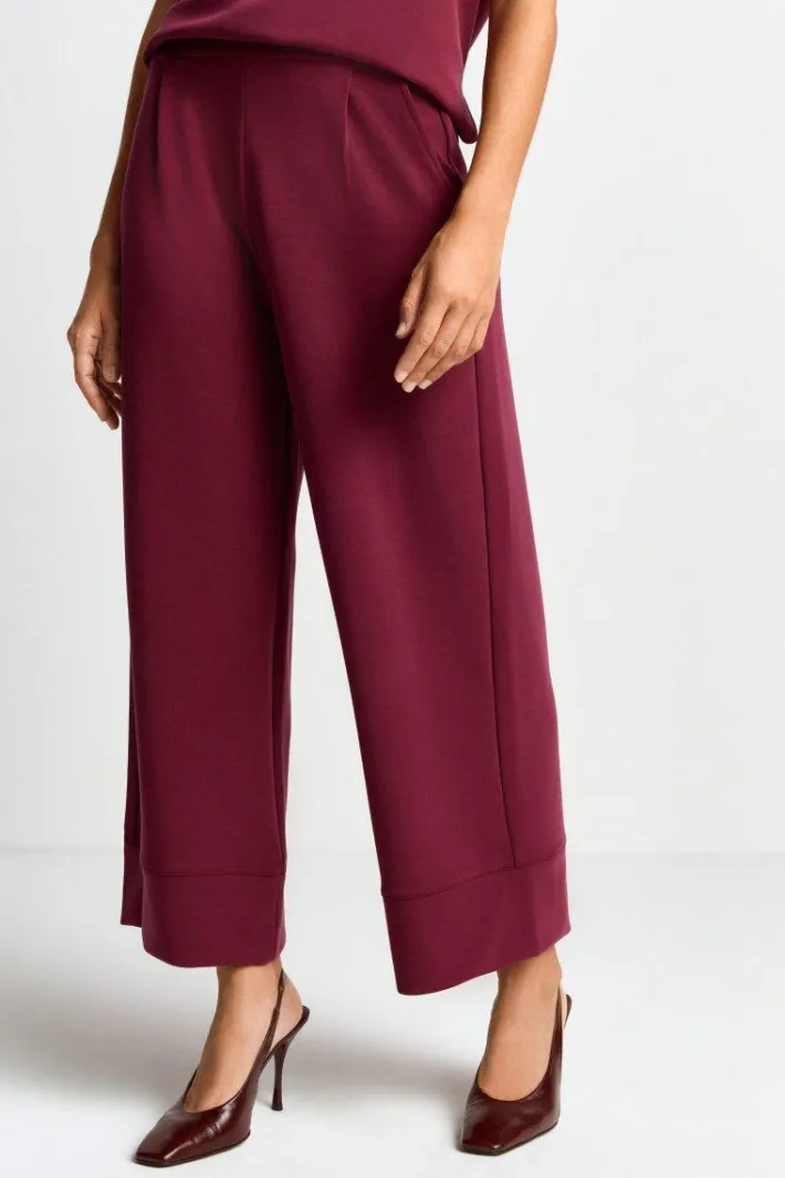 Rich & Royal Weite Hosen<Culotte Aus Supersoftem Jersey ruby red