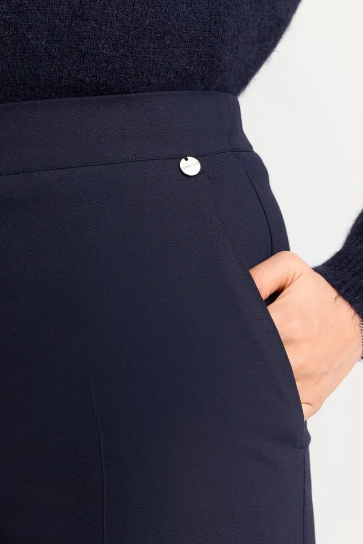 Rich & Royal Weite Hosen|Business Hosen<Culotte Mit Bügelfalte