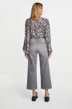 Rich & Royal Wide Leg<Denim Culotte denim grey