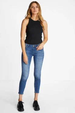 Rich & Royal Skinny<Denim In Satin-Stretch denim blue