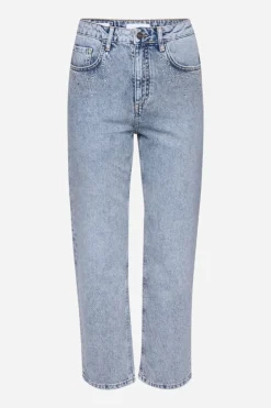 Rich & Royal Vintage Straight<Denim Mit Strassdetails denim blue