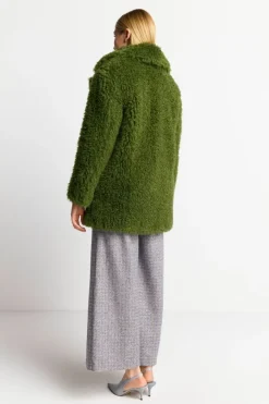 Rich & Royal Felljacken<Fake Fur Mantel matcha