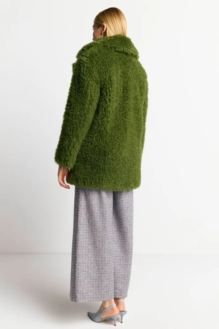 Rich & Royal Felljacken<Fake Fur Mantel matcha