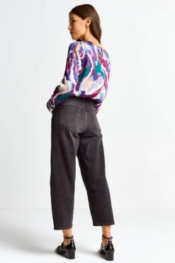 Rich & Royal Casual Blusen<Fließende Schlupfbluse ruby red