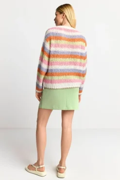 Rich & Royal Pullover<Gestreifter Grobstrickpullover original