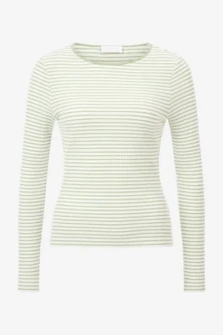 Rich & Royal Longsleeves<Gestreiftes Rib-Longsleeve