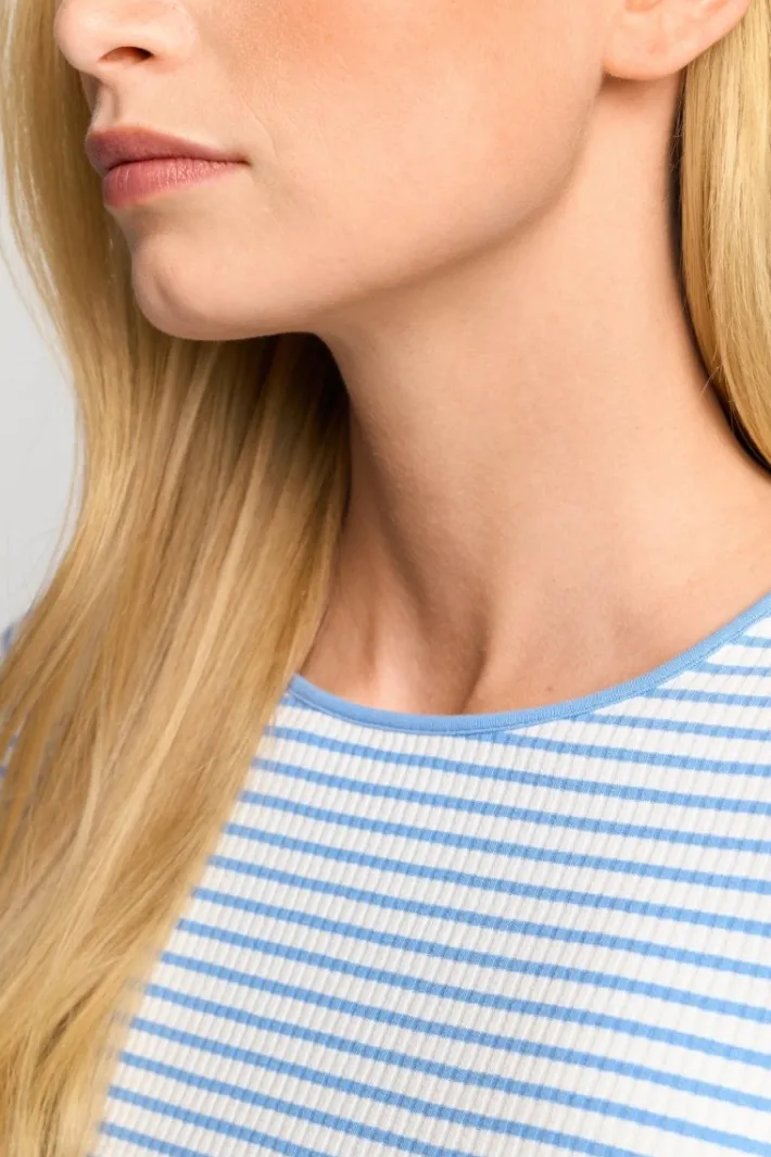 Rich & Royal Longsleeves<Gestreiftes Rib-Longsleeve