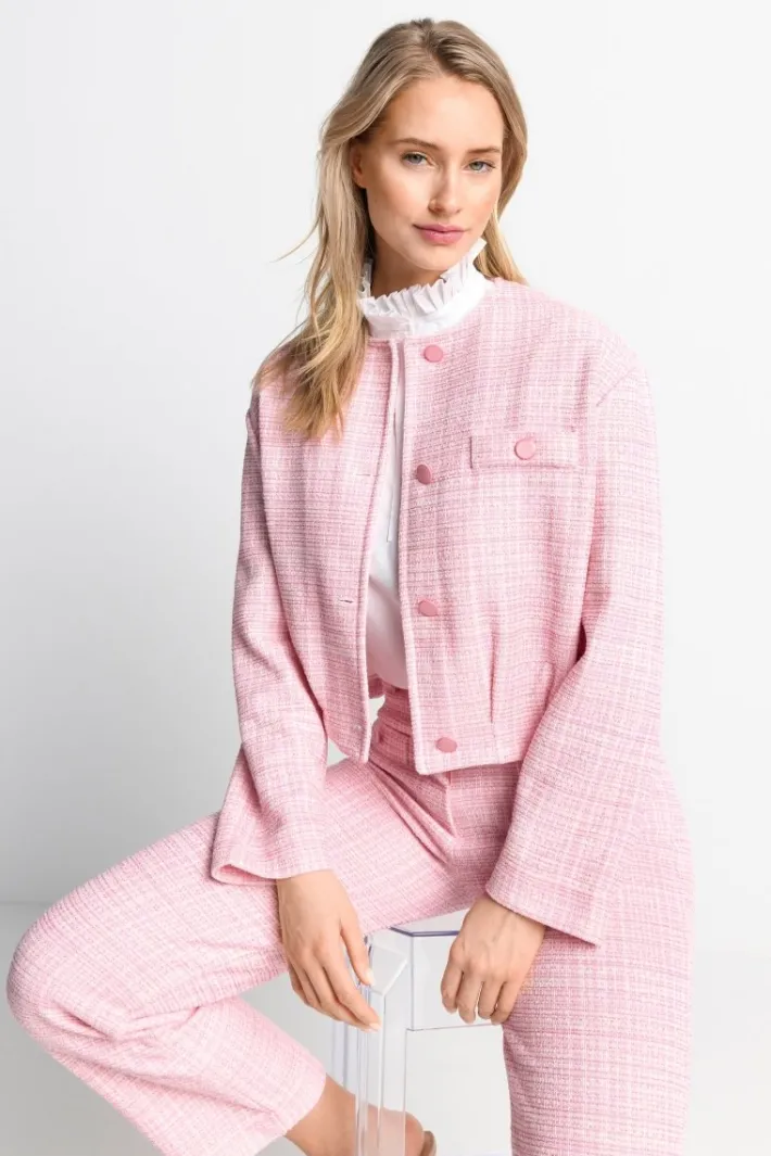 Rich & Royal Übergangsjacken|Bouclé-Jacken<Jacke sorbet pink