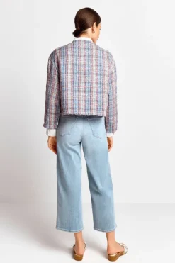 Rich & Royal Übergangsjacken|Bouclé-Jacken<Jacke cotton blue