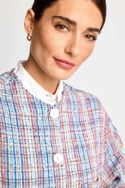 Rich & Royal Übergangsjacken|Bouclé-Jacken<Jacke cotton blue