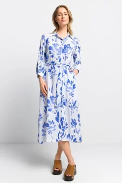 Rich & Royal Midikleider<Kleid cotton blue