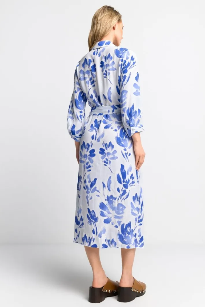 Rich & Royal Midikleider<Kleid cotton blue